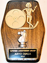 Award Given to Arvo Ojala